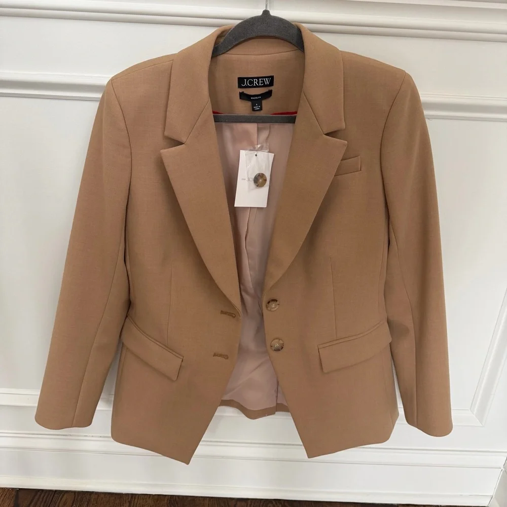 J. Crew Madelyn Blazer in Four Season Stretch - NWT - Picture 5 of 10